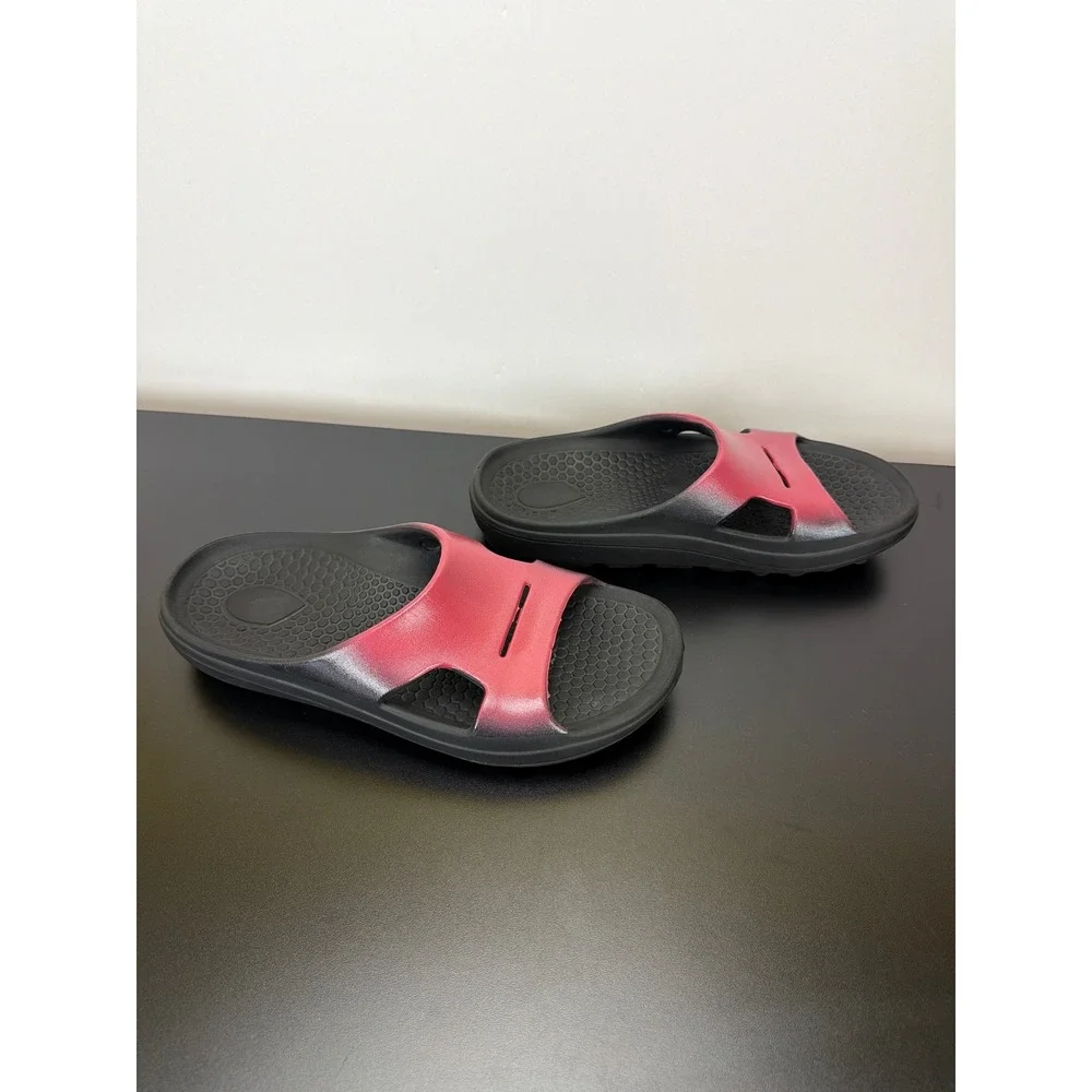Spenco Red Total Support Slide Sandal Size W9/M8 Unisex Comfort